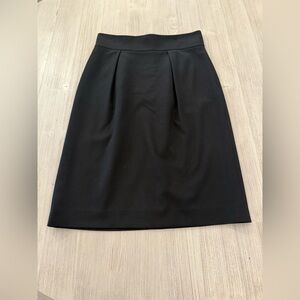 Brooks Brothers, black pencil length skirt